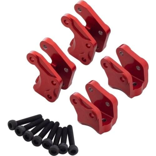 4Pcs Metal Front & Rear Axle Lower Shock Linkage Fixd Mount for AXIAL RBX10 Ryft 1/10 RC Crawler Upgrade Parts