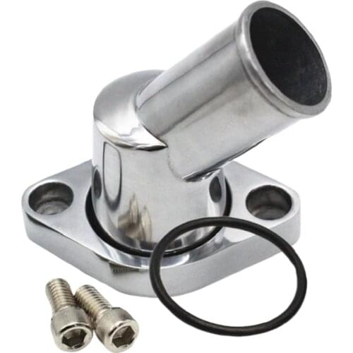 45 ° Water Thermostat Housing For Chevy SBC BBC 265 396 402 454 472 348