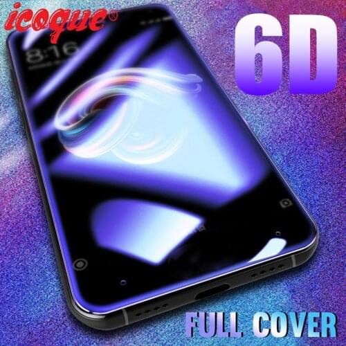 6D Tempered Glass for Xiaomi Mi Mix 3 2s 2 A1 Mi 9 SE 8 Mi9 A2 Lite A3 CC9 CC9e Xiomi Mi Play A3 9 Pocophone F1 Screen Protector