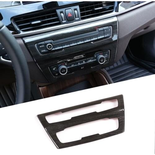 Car Styling Accessories Center Control Button Cover Trim Interior Moulding Trim For BMW X1 F48 2016-2019 For BMW X2 F47 2018