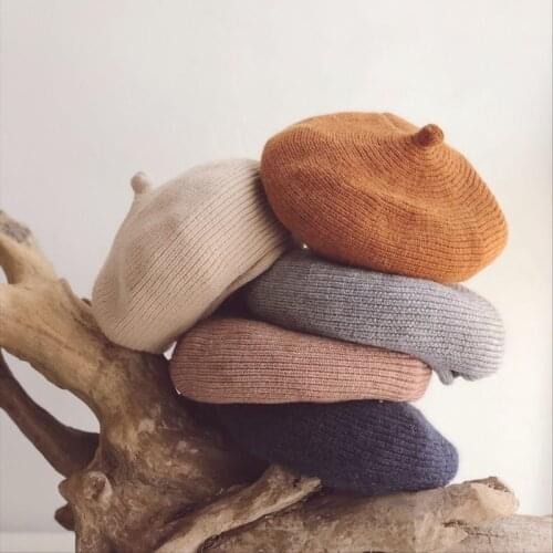 Baby Hat Beret 48-52 CM Crochet Knitted Hat baby bonnet Toddler Hat Girl Boy photography props NIB97261