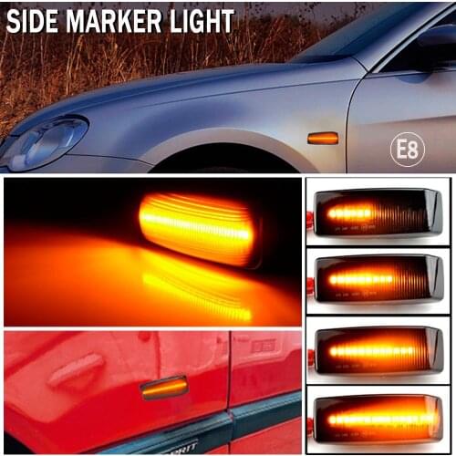 For Mercedes Benz C E S SL CLASS W201 190 W202 W124 W140 R129 Dynamic Blinker Indicator LED Turn Signal Side Marker Light