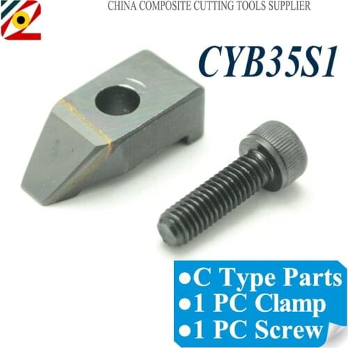 EDGEV Turning Tool Holder Parts Clamp and Screw For C Type or D type toolholders