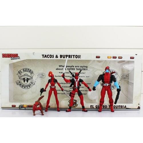 2017 Univeres Legends Wade Winston Wilson Deadpool Action Figures Xmen Weapon X Dead Pool New Hot Toys PVC Model 4Pcs/Lot