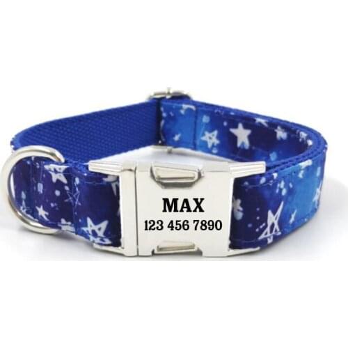 Personalized dog collar and leash set. Customized pet collar leash free engraving nameplate, suitable for small and large dogs