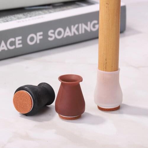 4pcs Table Feet Caps Furniture Leg Protection Covers Table Feet Thick Pad Floor Protector for Chair Leg Anti-slip Table Legs