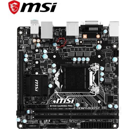 For MSI B150I GAMING PRO MINI ITX Motherboard LGA 1151 DDR4 For Intel 150M Desktop Mainboard SATA III USB3.0 PCI-E X16 3.0 Used