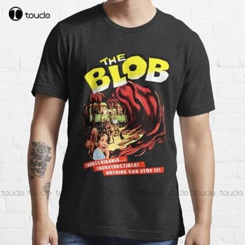 New The Blob 1958 T-Shirt Alien Shirt Cotton Tee Shirts S-5Xl