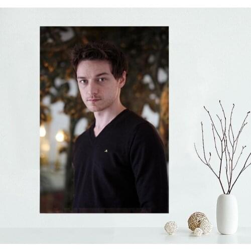 2020 New Product James McAvoy Poster Custom Satin Poster Print Cloth Fabric Wall Poster Print Silk Fabric Print Poster