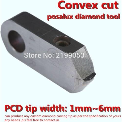 High Polished Posalux Tools Diamond Jewellery Cutting Tools Diamond Posalux With Convex Type