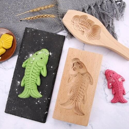 Fondant Moon 3D Fish Mold Silicone Baking Accessories DIY Sugar Craft Chocolate Cutter Mould Fondant Cake Decorating Tool
