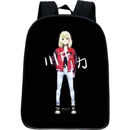 Wonder Egg Priority Backpack Anime Ohto Ai Cosplay School Bag Children Bags Yellow Sunflower Hoodie Girl Bookbag Boy Rucksack
