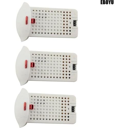EBOYU 3pcs * 3.7V 500mAh 25C Lipo battery for Syma X23 X23W 4CH RC Quadcopter Drone Replacement Battery