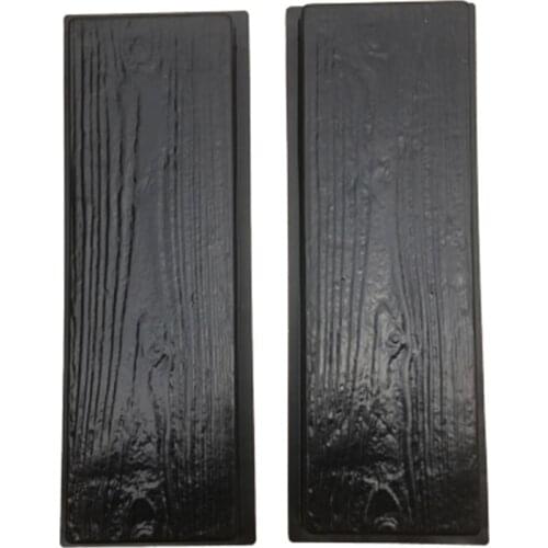 Imitation Wood Grain DIY Path Maker Paving Cement Brick Mold Stepping Pavement