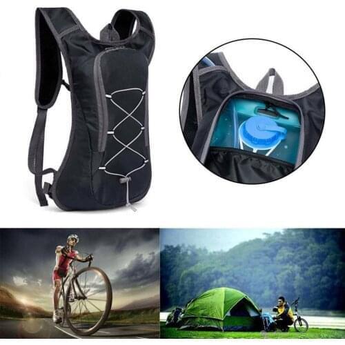 Cycling Backpack Bike Bag Ultralight Pouch Outdoor Hiking Bicycle Rucksack Travel Hydration Backpack with Detachable Net