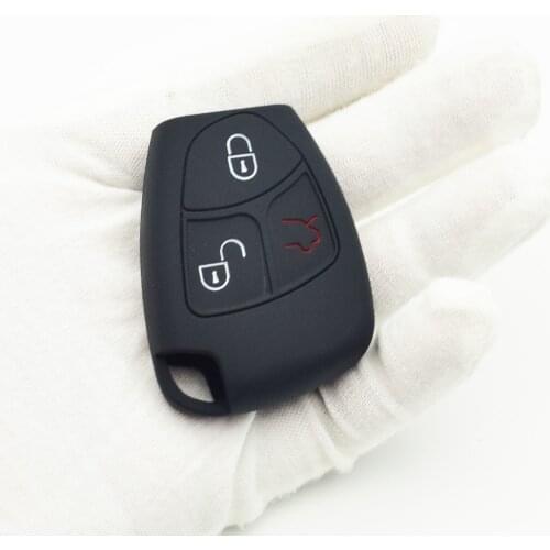 10/30/50pcsSilicone Car Key Case Smart Remote Control Fobs Protector Cover Skin For Mercedes Benz A E C R CL GL CLK SLK Sprinter