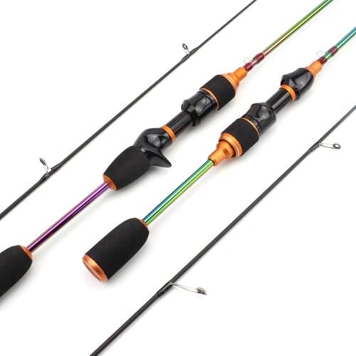 1.8m ul Slow spinning Casting lure rod 3-7g lure ultralight rods ultra light solid tips pole Colorful beautiful fishing rod