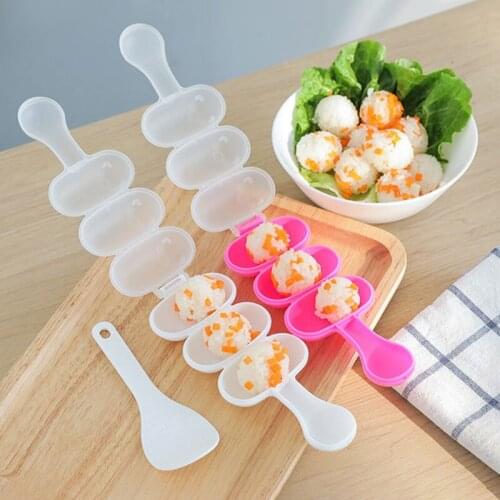 1PC Creativity Rice Ball Molds Sushi Mold Making Tools Bento Accessories Maker DIY Sushi Maker Onigiri Rice Mold Kitchen Sushi