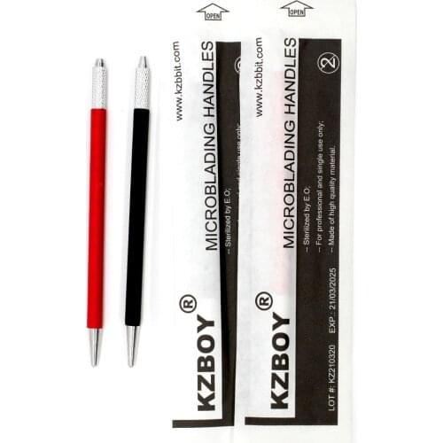 10PCS/Lot Disposable Lightweight Microblading Shading Tool for 3R 5R Shaders with Individual Sterile Package Microblading Pen