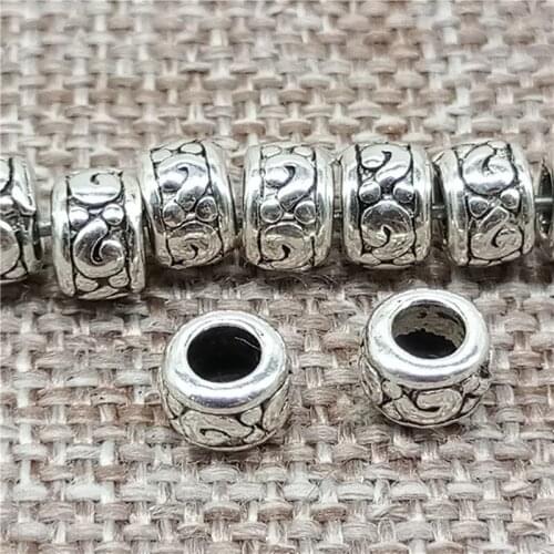 925 Sterling Silver Spiral Seed Bead Spacers for Bracelet Necklace