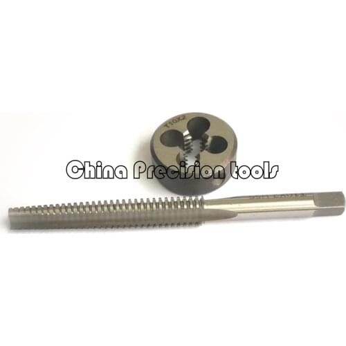 2PCS HSS Left Hand Trapezoidal thread tap Die set Tr8 Tr10 Tr12 Tr14 Tr16 Tr18 Tr20 Thread Trapezoid dies Taps sets T8 T10 T12