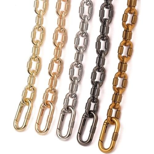 2020 Brand Silver Metal Chain bag Straps for Clutch Handbag Handle cross body bag woman Shoulder Bags tracolla per borsa STP204