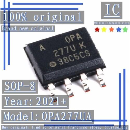 2021+100% Brand new original 5PCS-20PCS OPA277UA SOP-8 Operational amplifier, high precision