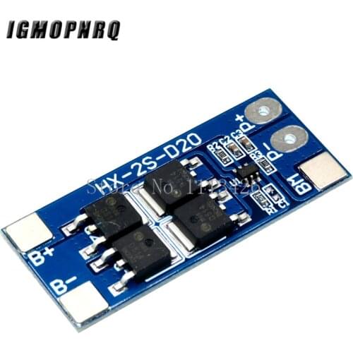 2S 7.4V 18650 lithium battery protection board 8.4 V battery protection board 13A working current 20A current-limiting