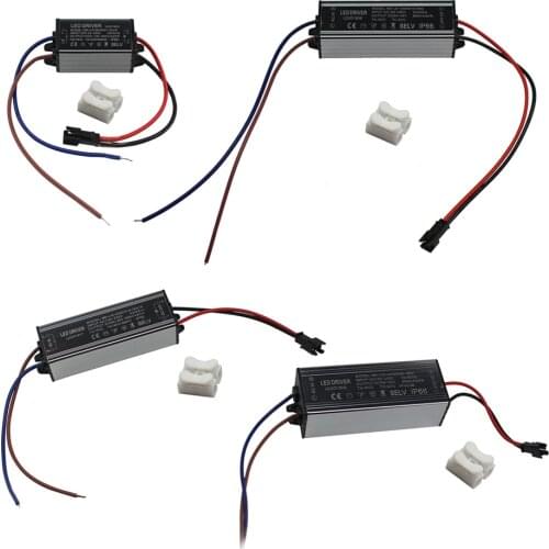 Aluminium IP66 3W 4W 8W12W 18W 24W 36W 48WLED Driver 300mA 600mA AC 100-265VPower Supply Lighting Transformer Drivers Ballast