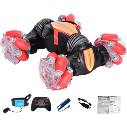 Remote Control Car High Speed Crawler Gesture Detection LED Light Up Multifunction With Battery Kid Toy Wireless Birthday Gift