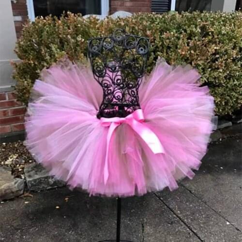 Kids Girl Tutu Skirt Birthday Party Performance Tulle Princess Baby Girls Skirts Children Ballet Dance Skirt Fluffy Tutu