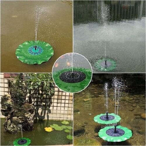 Solar Powered Water Fountain Outdoor Garden Pond Decoration Floating Water Feature Decorative Fountain Kit