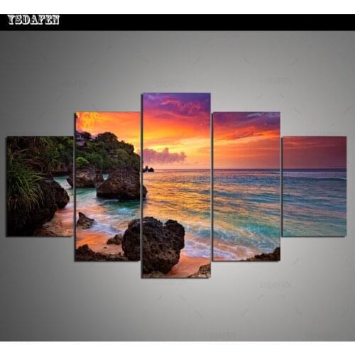 HD Printed Painting Canvas Printing Seascape painting Room decor print poster picture canvas Framed Art HG-057
