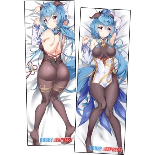 Hobby Express Anime Dakimakura Japanese Otaku Waifu Hugging Body Pillow Cover Ganyu Genshin Impact 21218