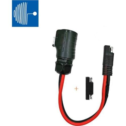 TRIUMPHCABLE 10AWG SAE Adpater Cable to LP-20 2 Pin Power Industrial Circular Connector with SAE Polarity Reverse Adapter Cable