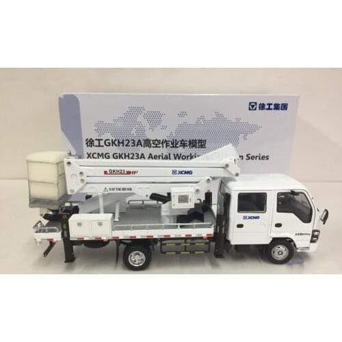 Collectible Alloy Model Toy Gift 1:50 Scale XCMG GKH23A Aerial Working Platform ISUZU Truck Vehicle DieCast Toy Model Display