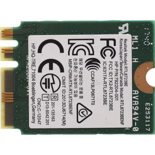 HOT-Wireless Adapter for Realtek RTL8723BE 802.11N WiFi Card Bluetooth 4.0 NGFF Card SPS 843338-001 300Mbps