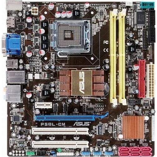 ASUS P5QL-CM LGA 775 Intel G43 Original Desktop PC Motherboard DDR2 1066 Supports Intel 45nm CPU USB2.0 SATA2 VGA PCI-E X16 mATX