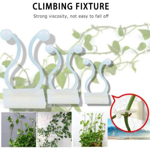 Invisible Wall Vine Clamp Clamp Invisible Wall Vine Climbing Climbing Sticky Hook Rattan Fixing Clip Bracket Green Small