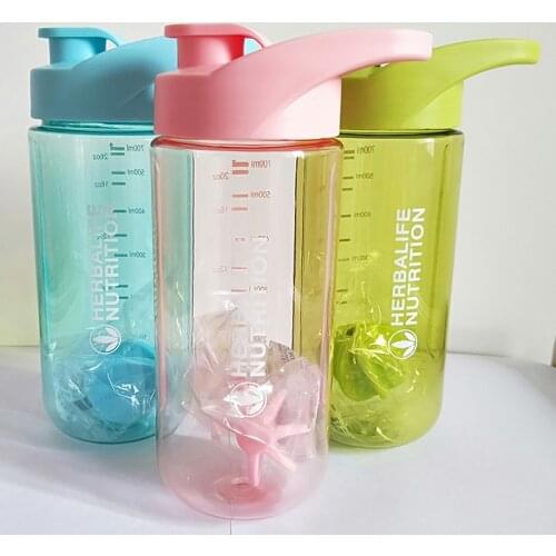 New Arrival 500ml 3 Candy Color Herbalife Nutrition shake Bottle Sports Hiking Fitness Water bottle