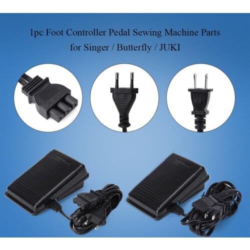 Machine Foot Pedal Speed Adjustor Controller Motor Accessories Control Switch PowerCord Electronic For Singer EU Plug