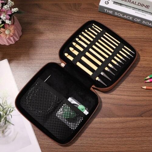 Detachable Knitting Needles Hooking Set DIY Sweater Carpet Crochet Hooks Tools Needles Set Interchangeable Crochet