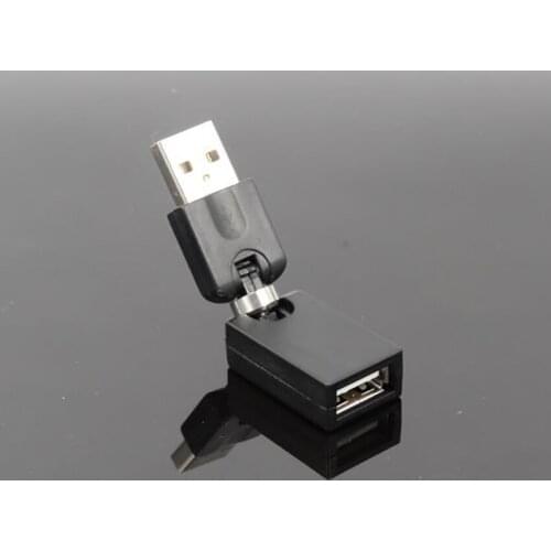 USB Male to USB Female Adapter USB A Connector Converter USB 360 Degree Rotary Folding Adapter for Smart Phones