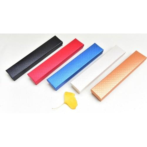 DoreenBeads 4*21cm Exquisite Jewelry Display Boxes Long Necklace Packing Gift Case Multicolor Wholesale Geometric Patterns 1 Pc