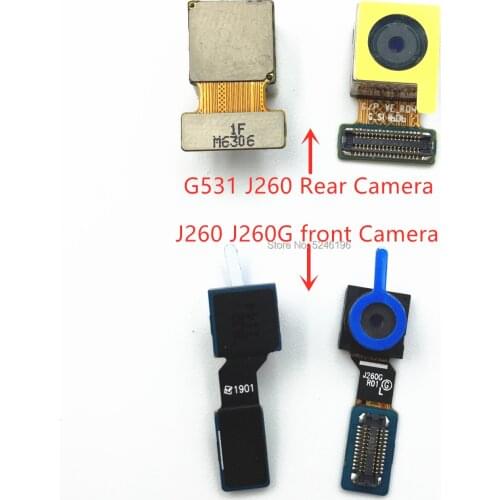 1pcs Back big Main Rear Camera front camera Module Flex Cable For Samsung Galaxy J260 G531 J260G Back Main Flex Cable