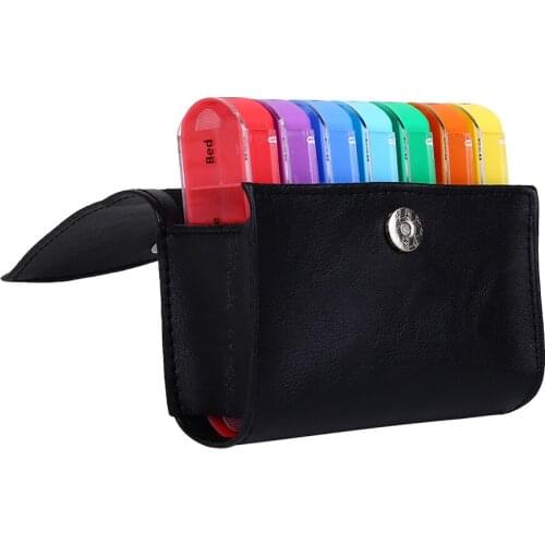 1Pc 28 Squares Weekly 7 Days Tablet Pill Box Holder Mini Portable Weekly Medicine Storage Organizer Container Case