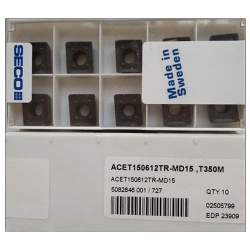 10PCS CARBIDE INSERT ACET150612TR-MD15 T350M