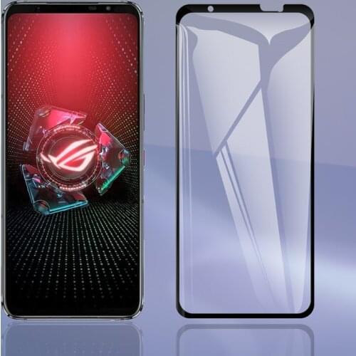 2pcs For Asus ROG Phone 5 Pro ROGPhone5 6.78" Full Cover Tempered Glass Screen Protector Explosion-proof Protection Film