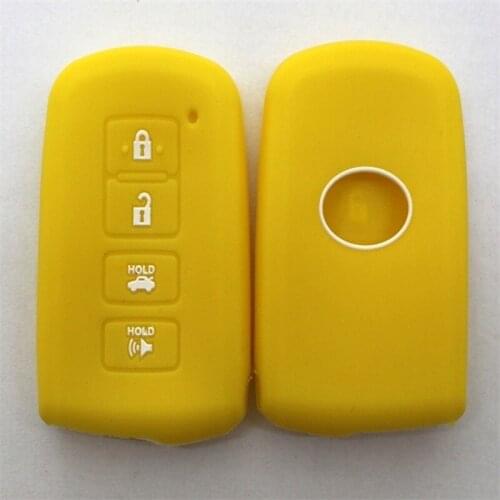 3PC Silicone Key Case Cover For Toyota Land Cruiser RAV4 Previa Yaris Alphard Celica Pixis Space Truck Epoch Passo Rush HiAce MR