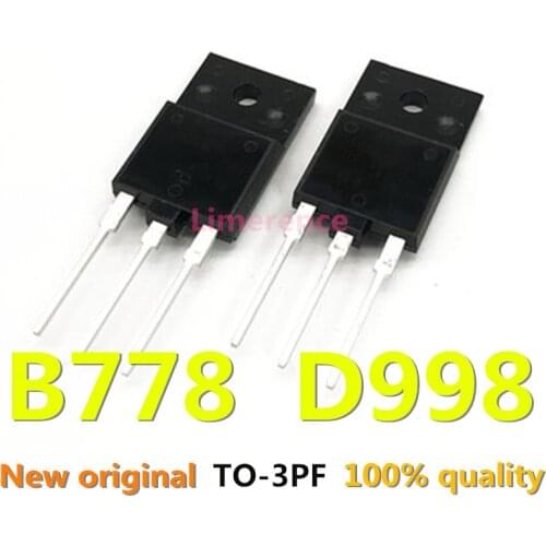 4pcs/lot B778 D998 2PCS* 2SB778 2PCS*2SD998 TO-3P acoustic the tube new original